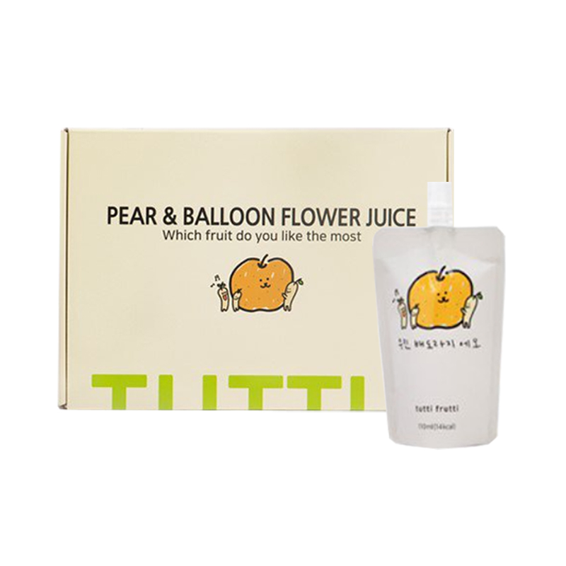 TUTTI FRUTTI Pear&Balloon Flower Juice 110ml x 30