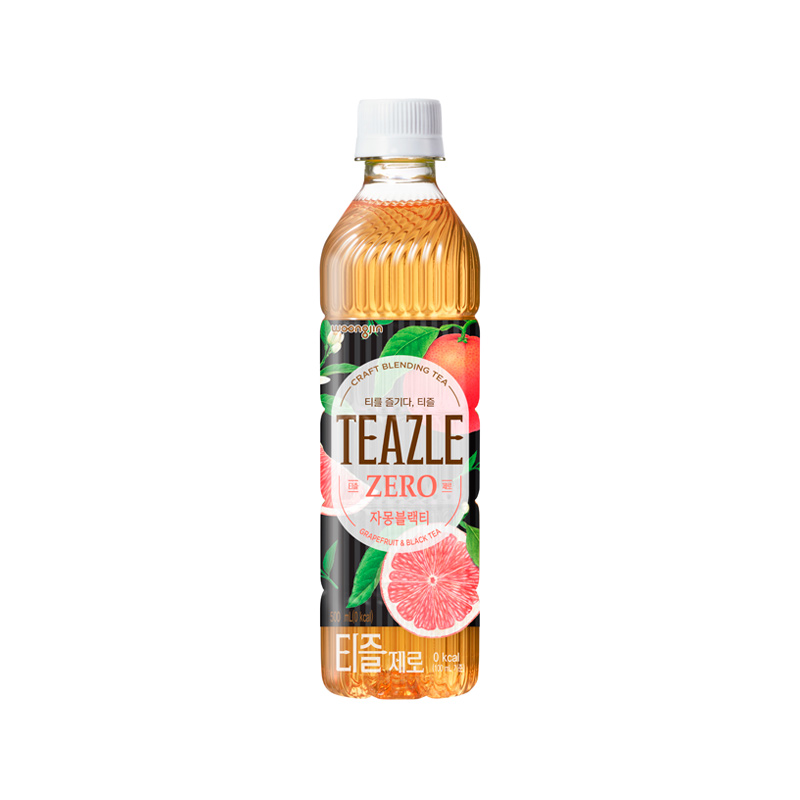 WOONGJIN Teazle Zero Grapefruit BlackTea PET (E) 500ml x 20