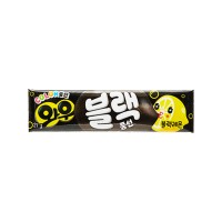 ORION Wow Black Chewing Gum Lemon 21g x 60
