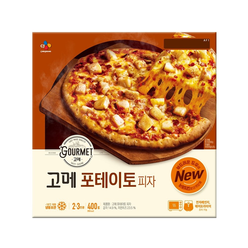 CJ Gourmet Classic Potato Pizza (F/ E) 400g x 12