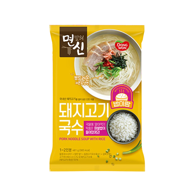 DONGWON God of Noodle Pork Noodles 481g x 10