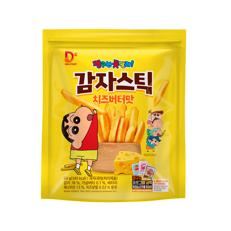DELTORY Potato Stick Cheese Butter Flavor 60g x 15
