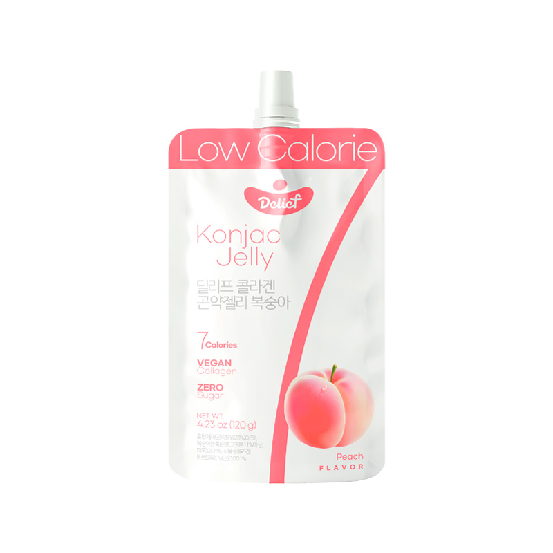 DELIEF Vegan Collagen Konjac Jelly Peach (V) 120g x 60