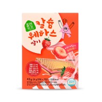 HOME&KIDS wafers Strawberry with calcium 42g x 20