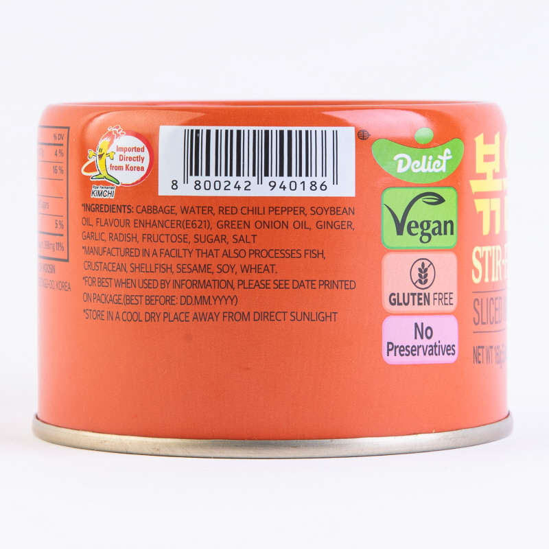 DELIEF Stir-Fried Kimchi Can 160g x 24