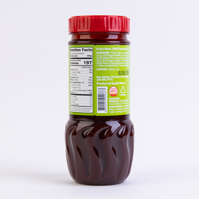 DELIEF Tteokbokki Sauce 510g x 15