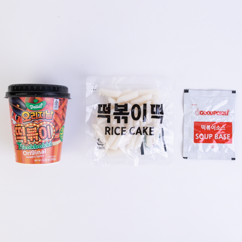 DELIEF Tteokbokki Cup Original Sweet & Spicy HALAL 120g x 30