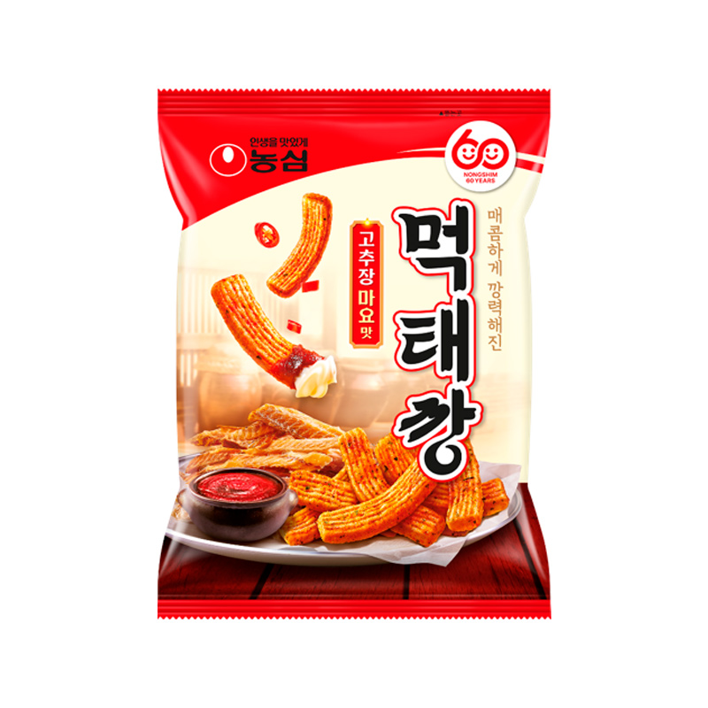 NONGSHIM Dried Pollack Snack Gochujang Mayo Flavor 60g x 16