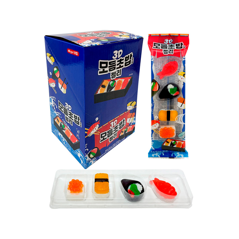 ABLE 3D Assorted Sushi Jelly 40g x 144