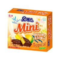 HAITAI Oyes Mini Banana Mango & Custard Cream Flavor 192g x 12
