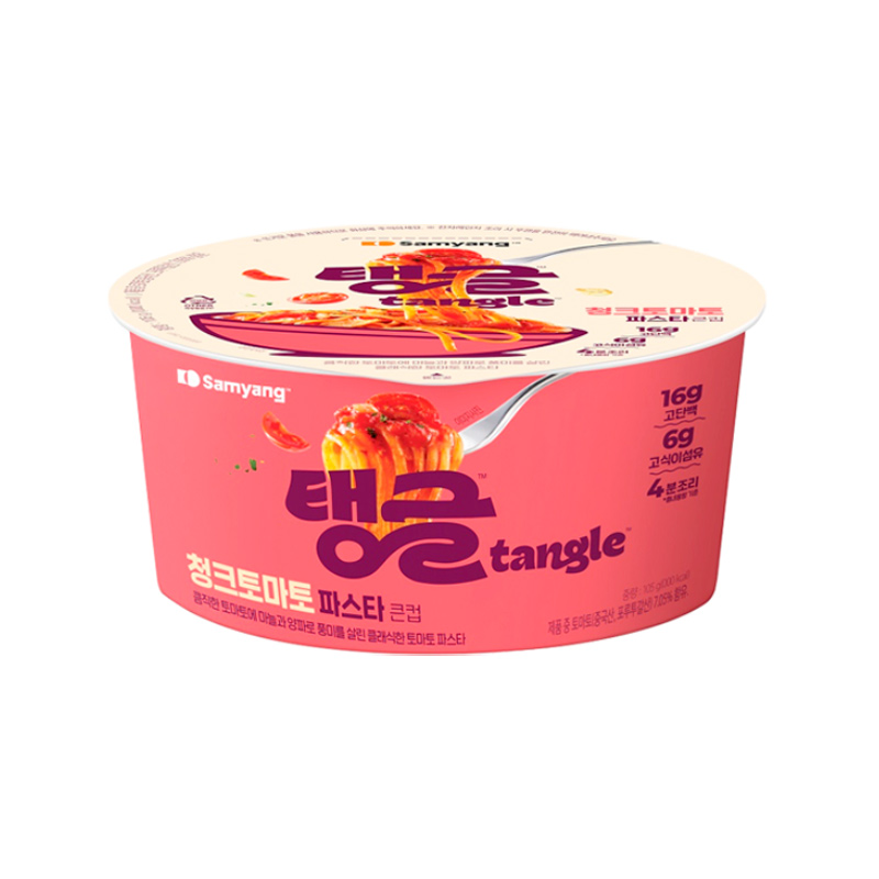 SAMYANG Tangle Chunk Tomato Pasta Big Cup 105g x 16