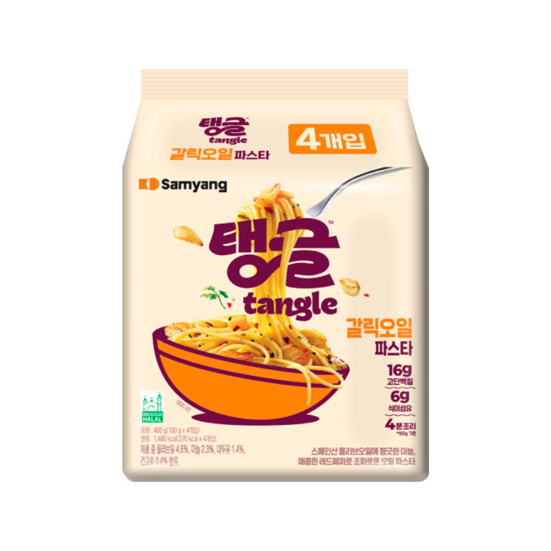 SAMYANG Tangle Garlic Oil Pasta 100g x 4p x 8
