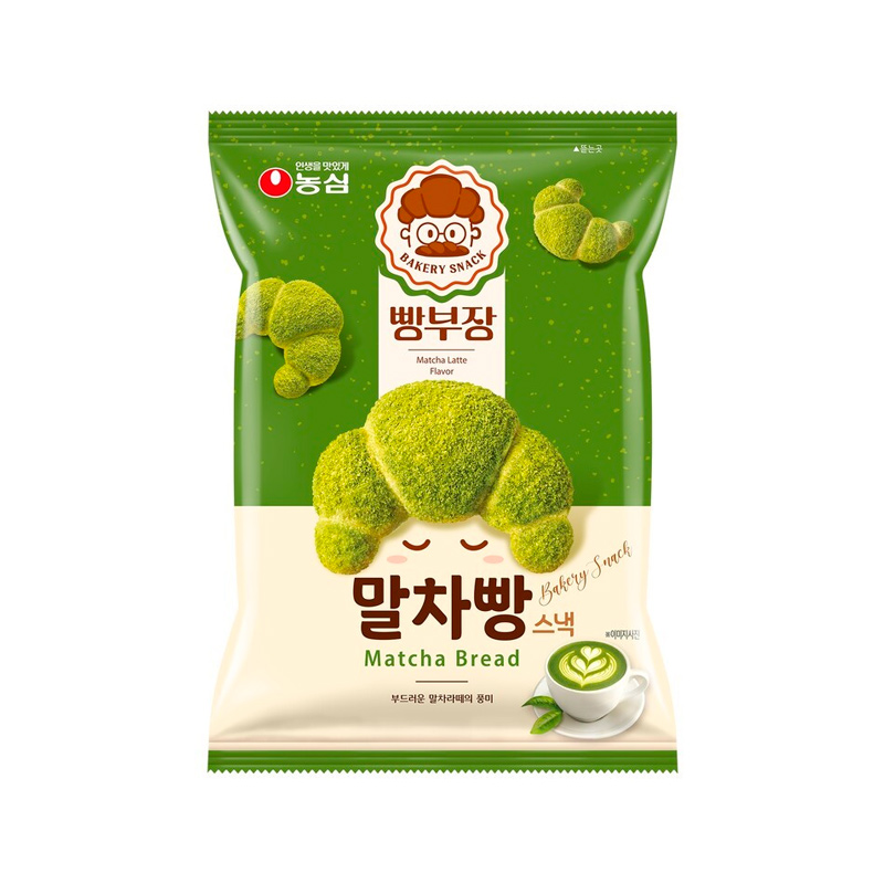 NONGSHIM Bakery Snack Matcha Bread 55g x 16