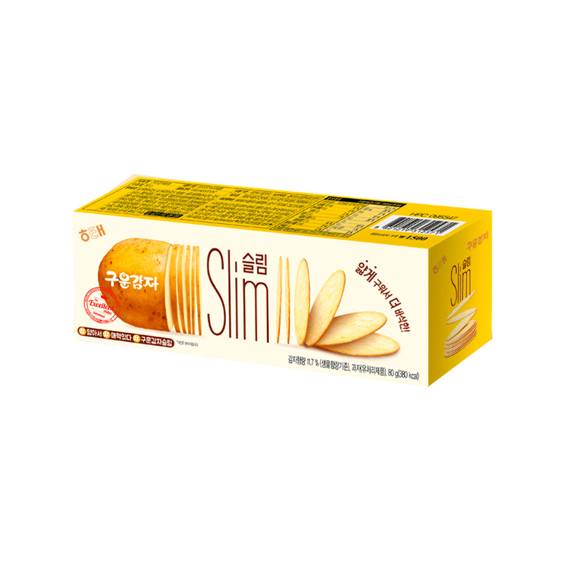 HAITAI Slim Potato Chip 80g x 24