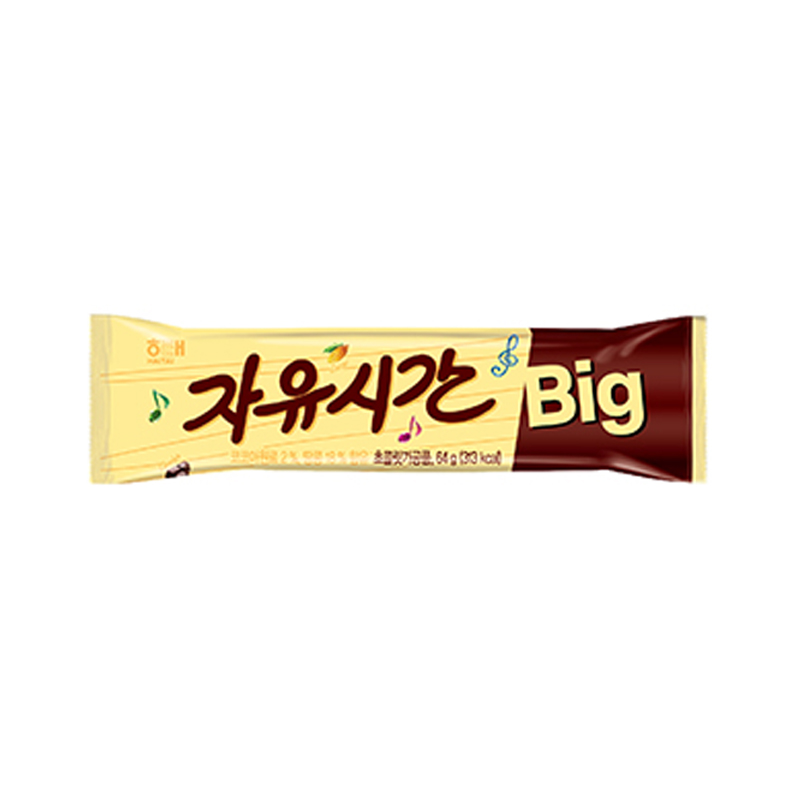 HAITAI Free Time Chocolate Bar Big 64g x 80