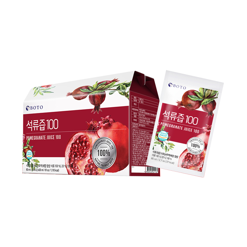 BOTO Pomegranate Juice 80ml x 30p x 4