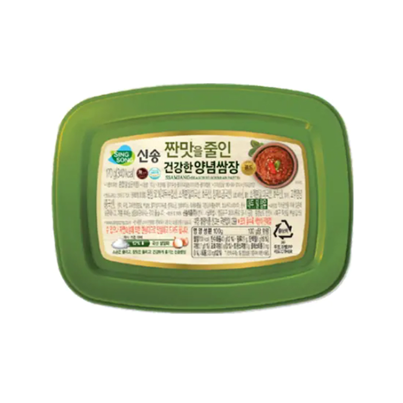 SINGSONG Seasoned Soy Bean Paste Less Sodium 170g x 40