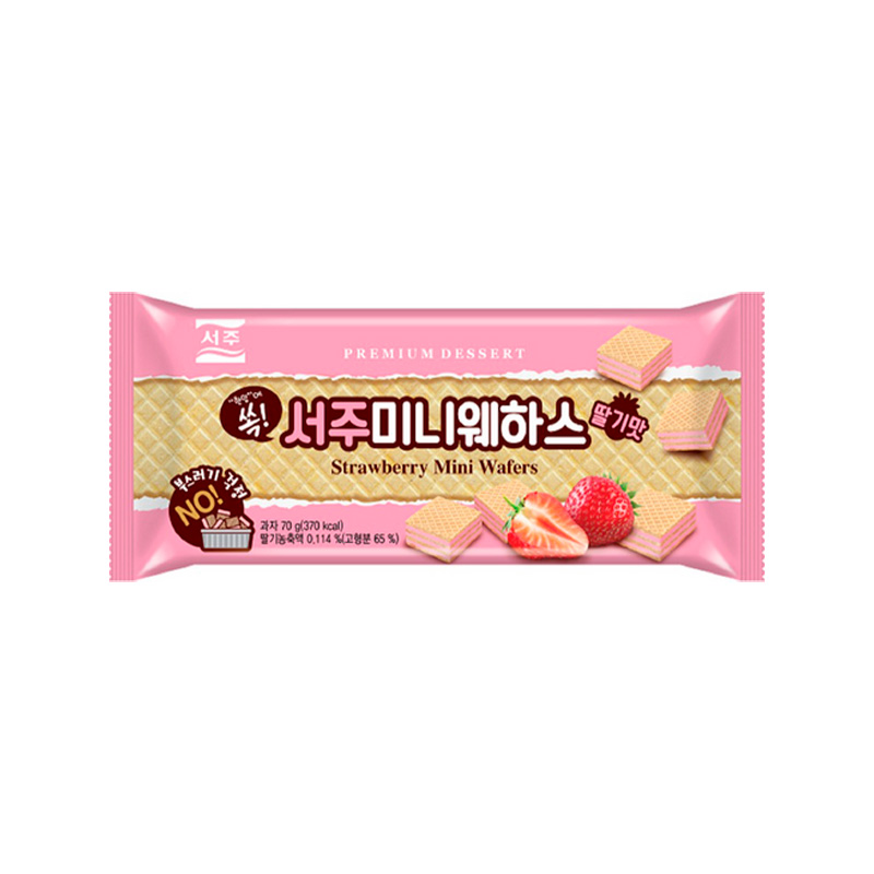 SEOJU Mini Wafer Strawberry 70g x 20