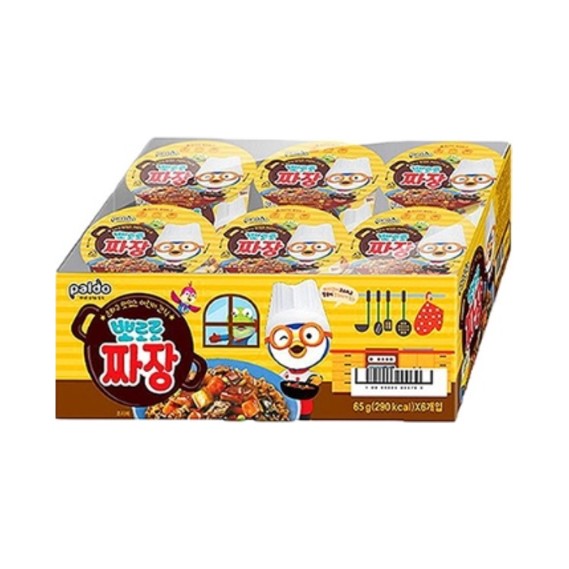 PALDO Pororo Jjajangmyeon small cup 65g x 6p x 1