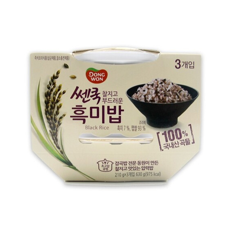 DONGWON Healthy black rice 210g x 3p x 6