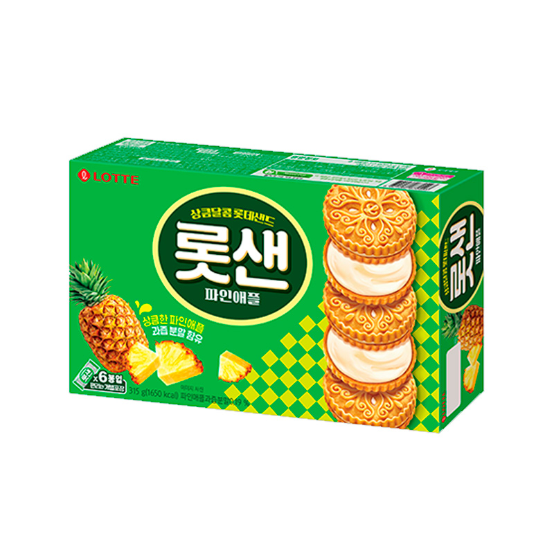 LOTTE Sand Pineapple 315g x 12