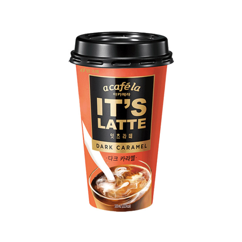 BINGGRAE Acafela It's Latte Dark Caramel Flavor (R) 320ml x 10