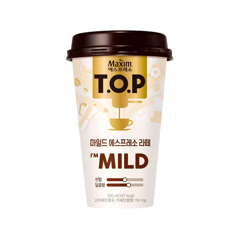 DONGSUH Maxim TOP Mild Espresso Latte 300ml x 10