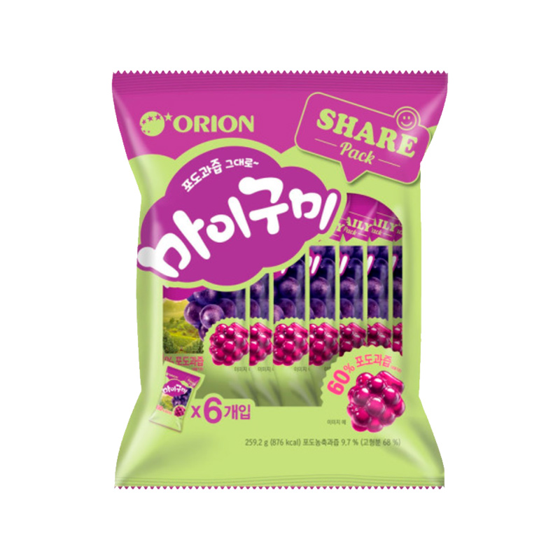ORION Grape Juice Jelly 43.2g x 6p x 12