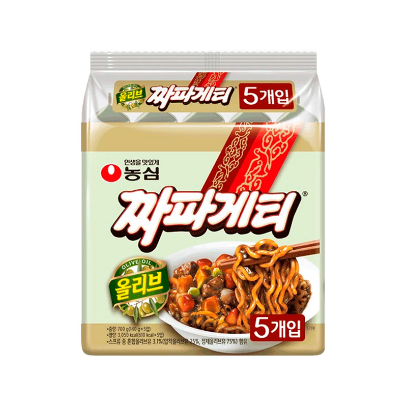 NONGSHIM Olive Chapaghetti 140g x 5p x 8