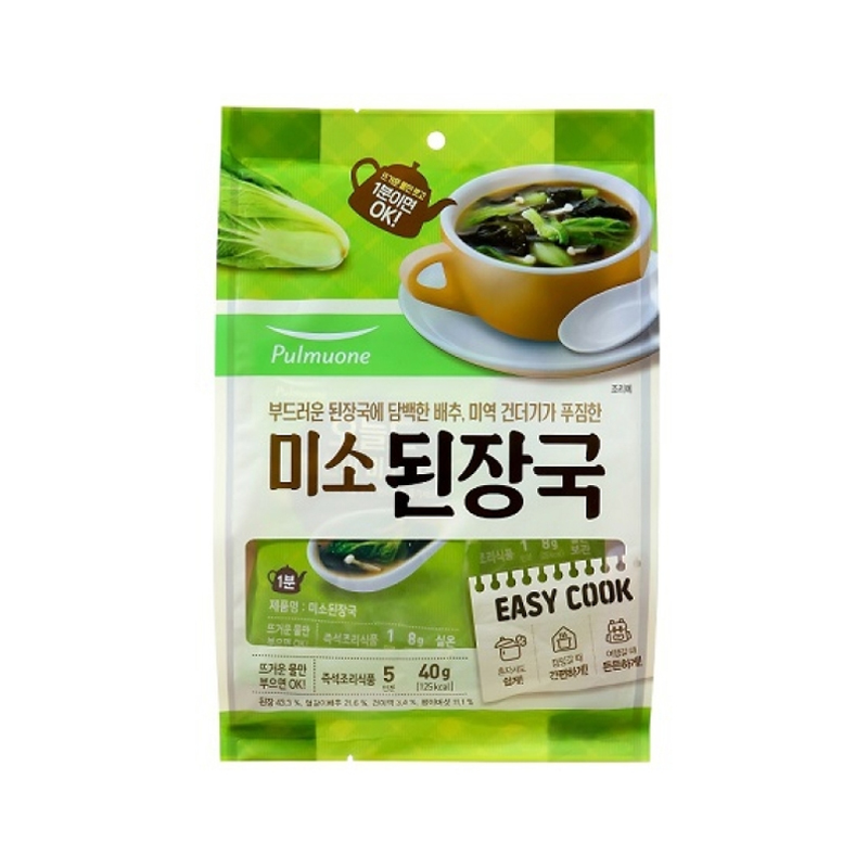 PULMUONE Easy Instant Soup Miso Soup 8g x 5p x 6