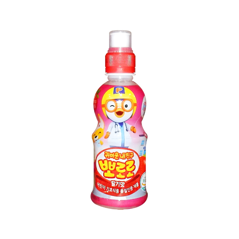 PALDO Pororo Kids Beverage Strawberry Flavor 235ml x 24