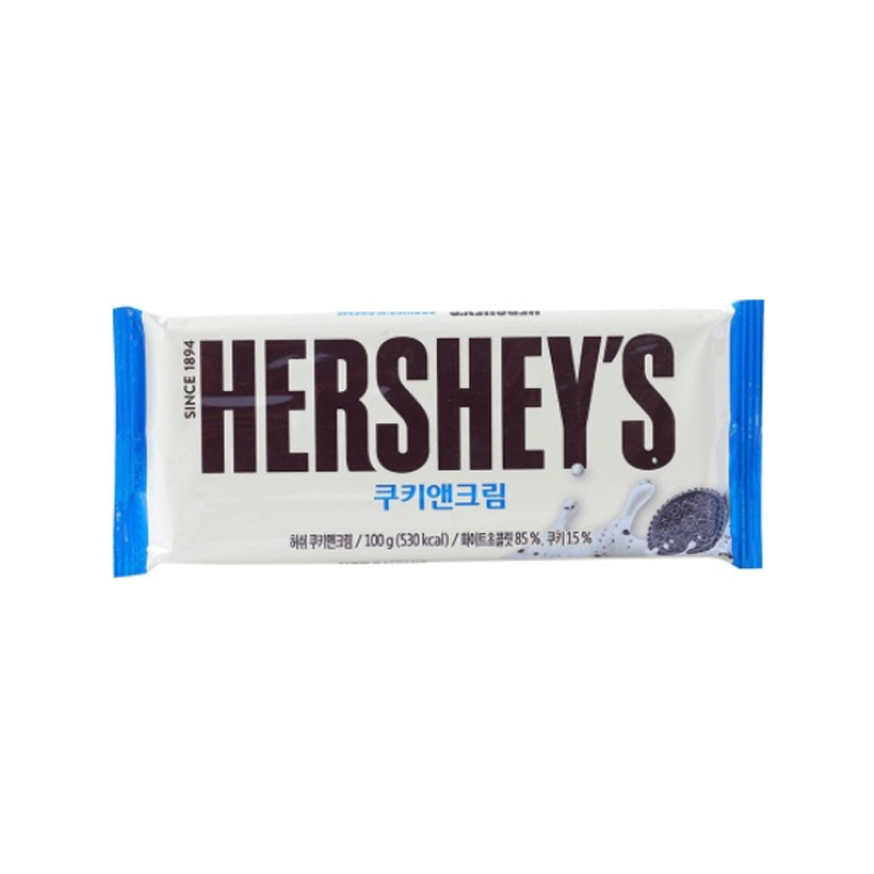 HERSHEY'S Large Bar Cookie & Cream 100g x 72