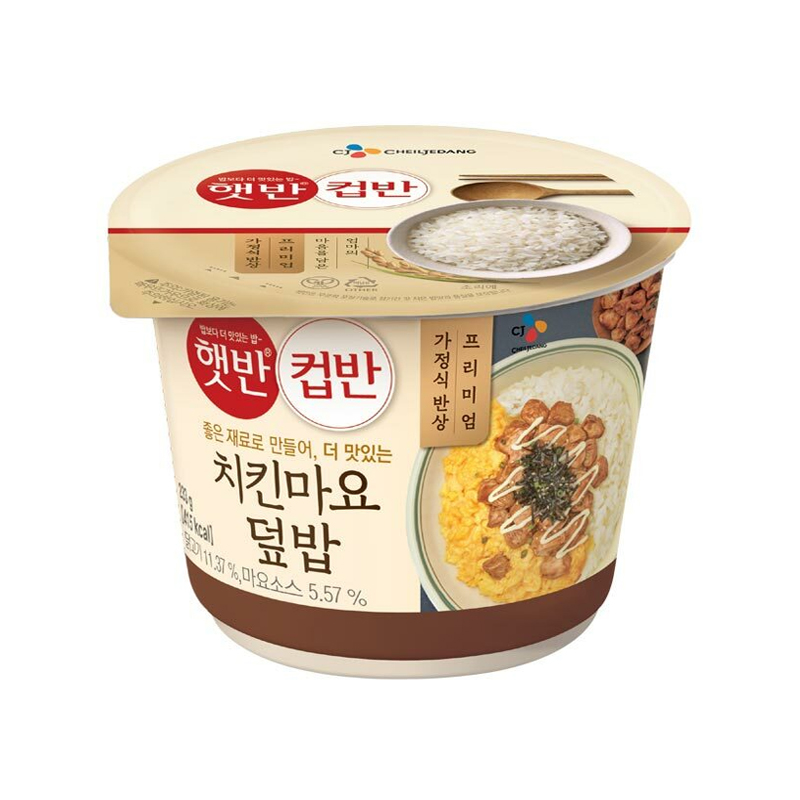 CJ Premium Korean Cuisine Chicken Mayonnaise Top Rice 233g x 24