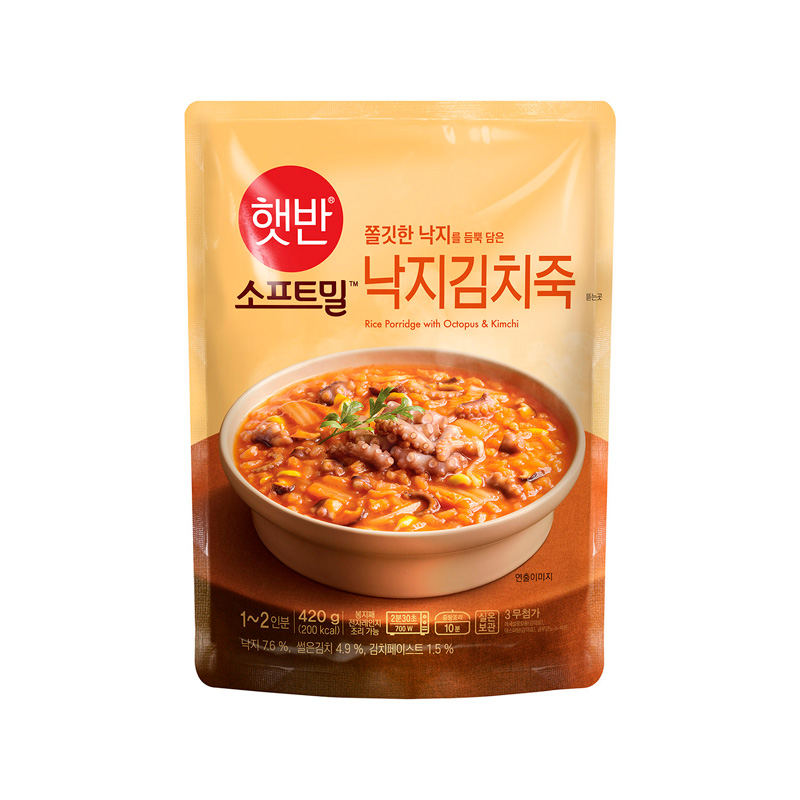 CJ Instant Octopus & Kimchi Porridge 420g x 21