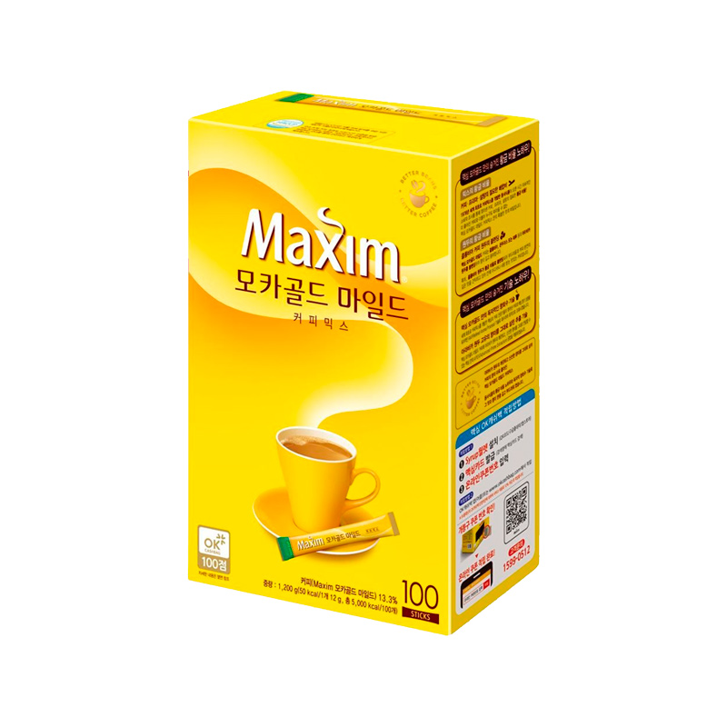 MAXIM Mocha Gold Mild Coffee Mix 12g x 100p x 8