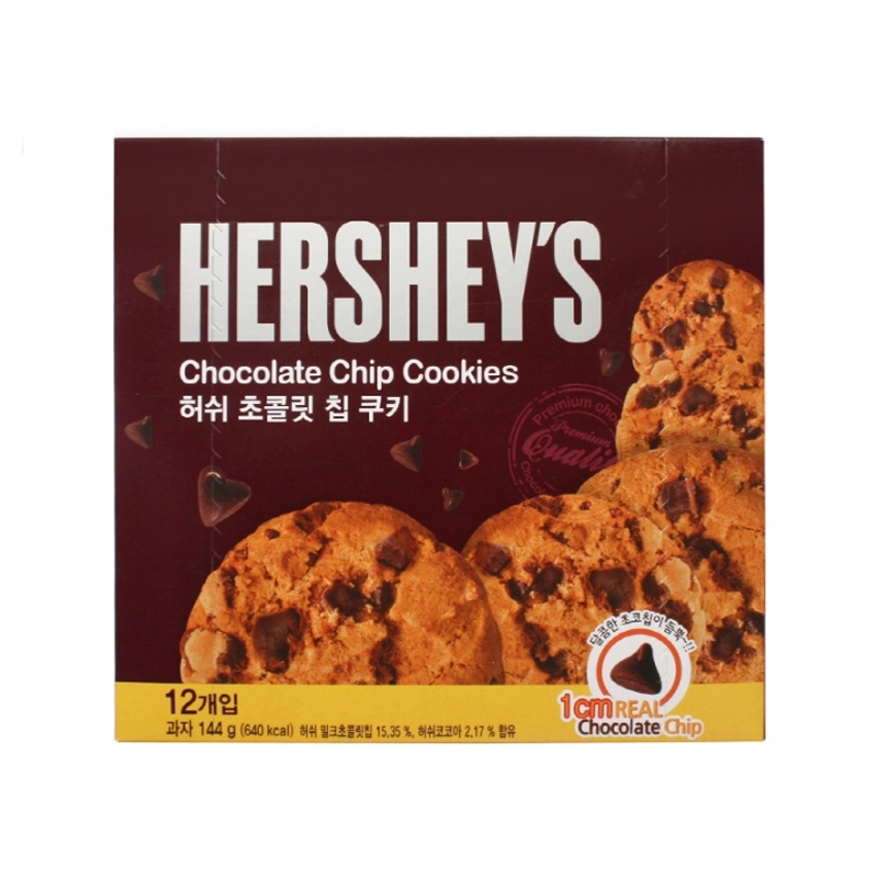 HERSHEY'S Chocolate Chip Cookie 144g x 12