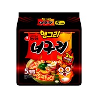 NONGSHIM Angry Raccoon Noodle Triple Spicy 121g x 5p x 8