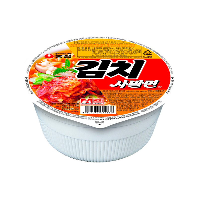 NONGSHIM Kimchi Bowl Noodle 86g x 24