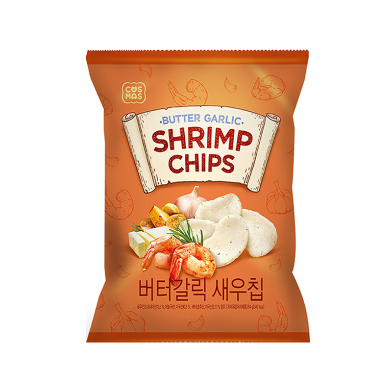 COSMOS Garlic Shrimp Chip 64g x 16