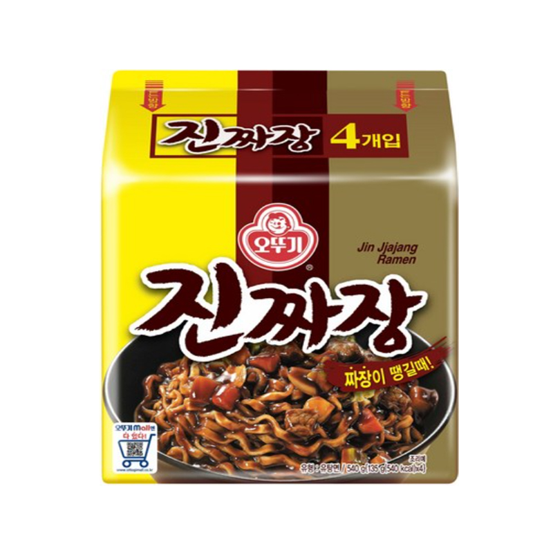 OTTOGI Jin Jjajang 135g x 4p x 8