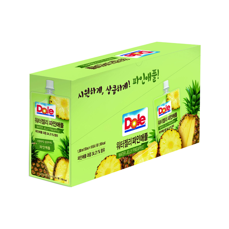 DOLE Water Jelly Pineapple 130ml x 10p x 3