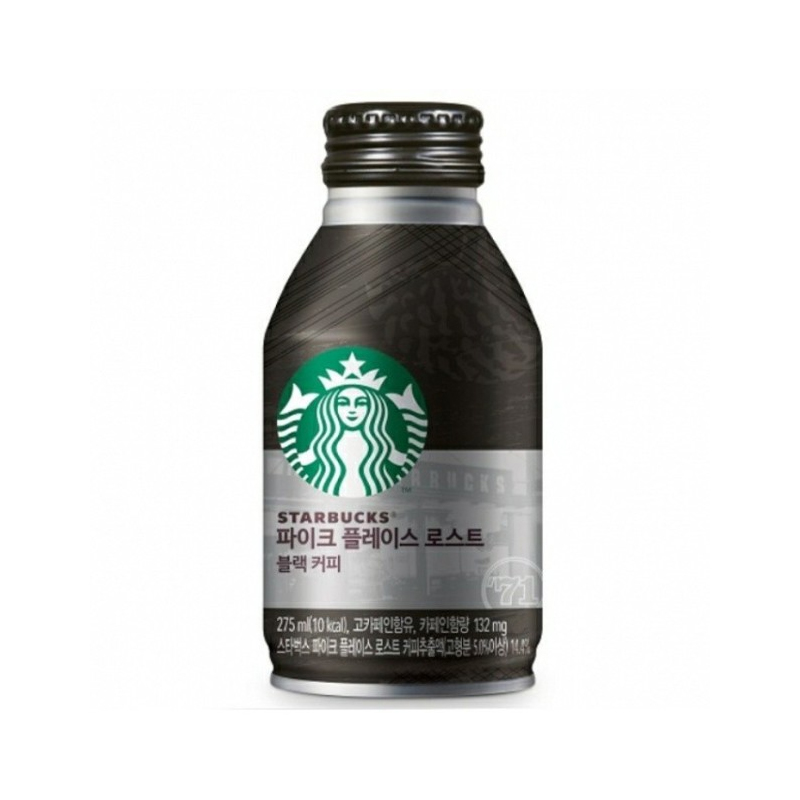 STARBUCKS Pike Place Roasted Black Coffee 275ml x 24