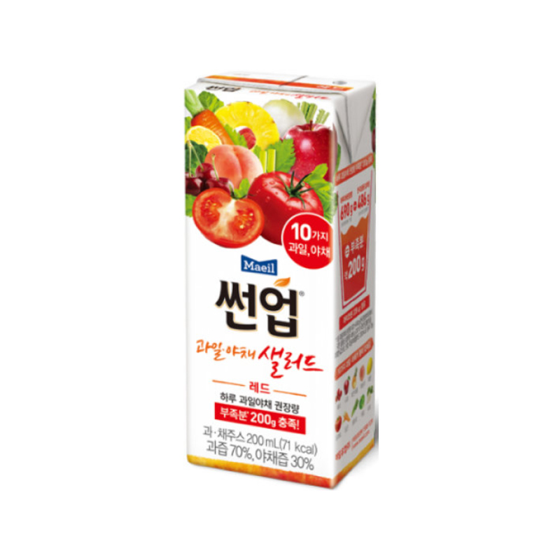 MAEIL Sunup Fruit and Vege Salad Red 200ml x 24