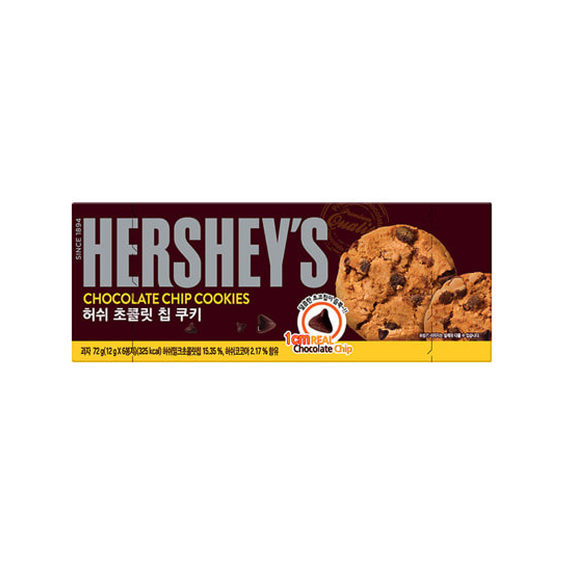 HERSHEY'S Chocolate Chip Cookie 72g x 12