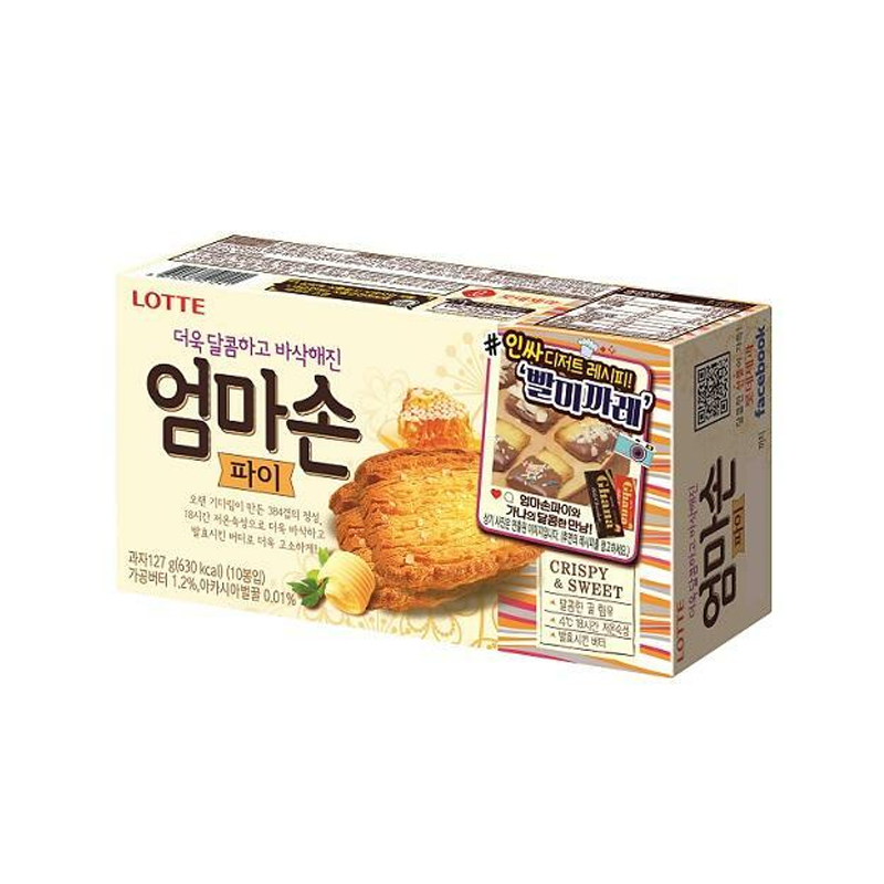 LOTTE Mom's Hand Pie 127g x 16