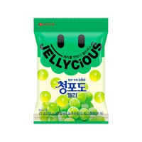 LOTTE Jellycious Green Grape Jelly 72g x 32