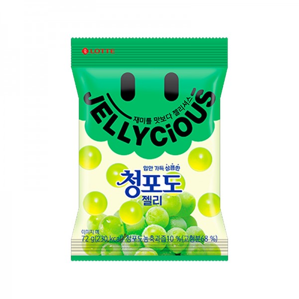 LOTTE Jellycious Green Grape Jelly 72g x 32 > Gum / Candy