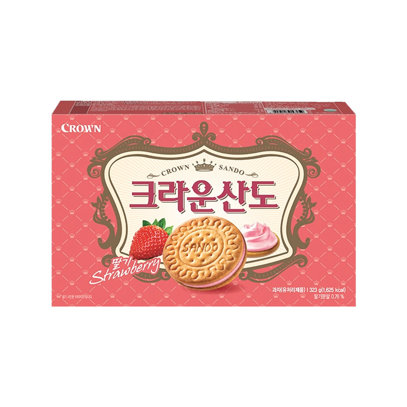 CROWN Sando Strawberry Cream Cheese 323g x 8