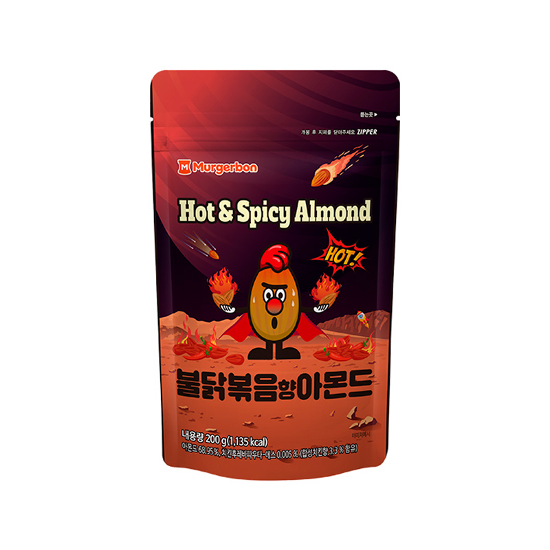 MURGERBON Spicy Chicken Flavor Almond 200g x 20