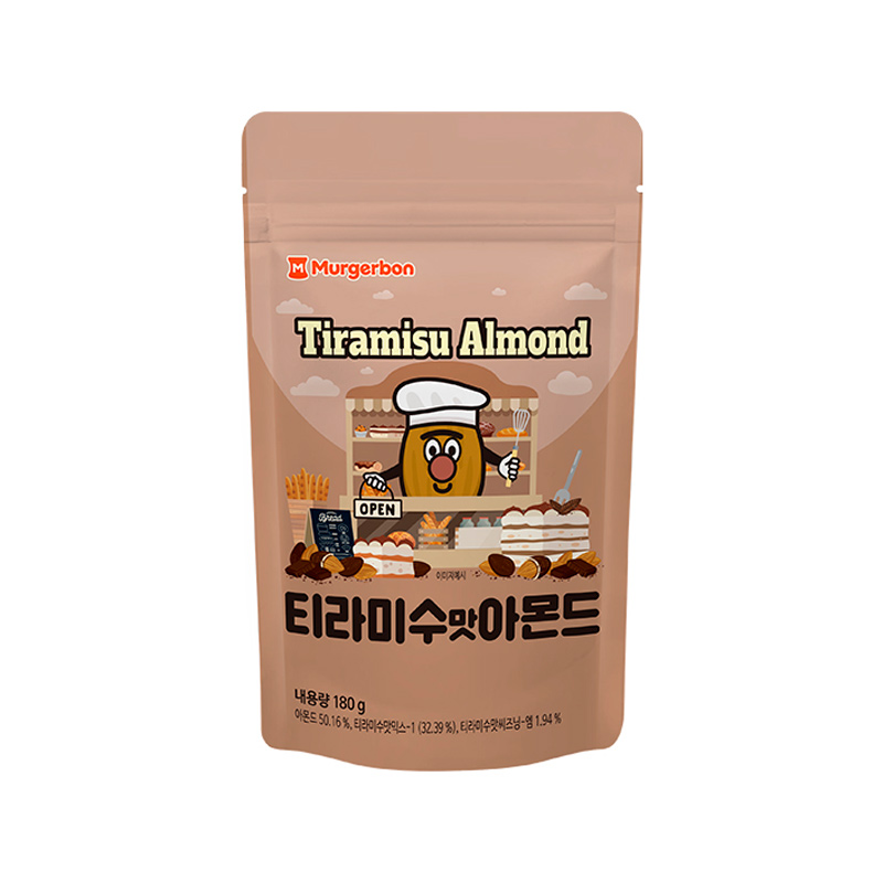 MURGERBON Tiramisu Flavor Almond 180g x 20